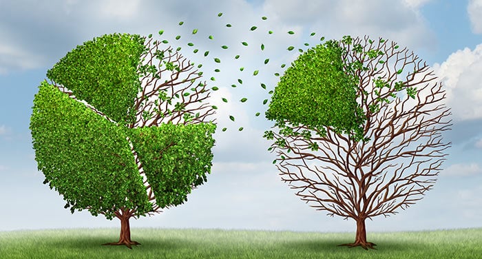 Concept de prise de parts de marché avec l'écoconception.